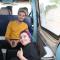 Our President Bugra and VP Merve while we were on the bus...